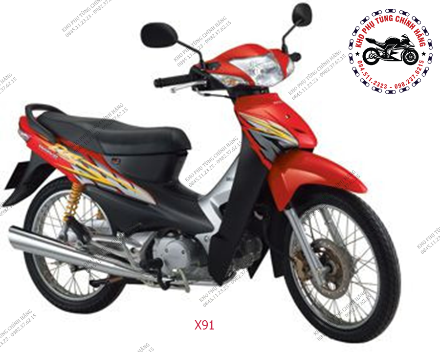 Dàn áo xe Wave RS màu đỏ wave s100wave alpha 50cc nhựa ABS nguyên sinh